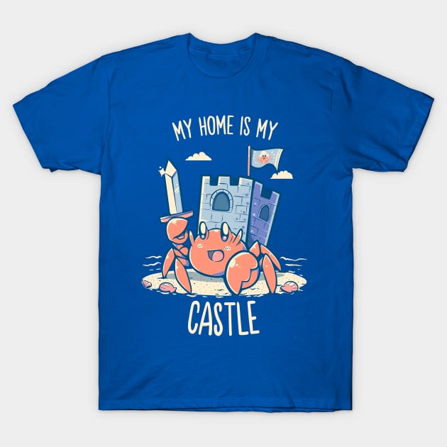 My Home is My Castle - Hermit Crab T-Shirt by TechraNova